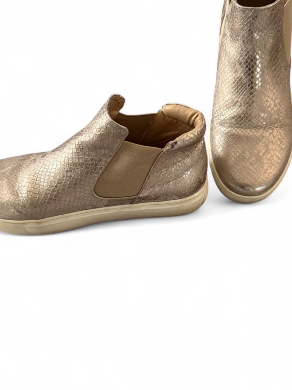 Coconuts by Matisse Metallic Rose Gold Slip-On Sneakers
